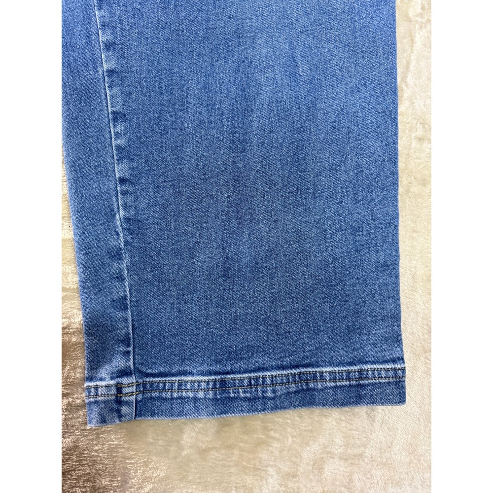 Liz Claiborne Jeans 20W Villager Sport Woman‎ Blue Ankle pants Stretch Straight - Picture 9 of 16